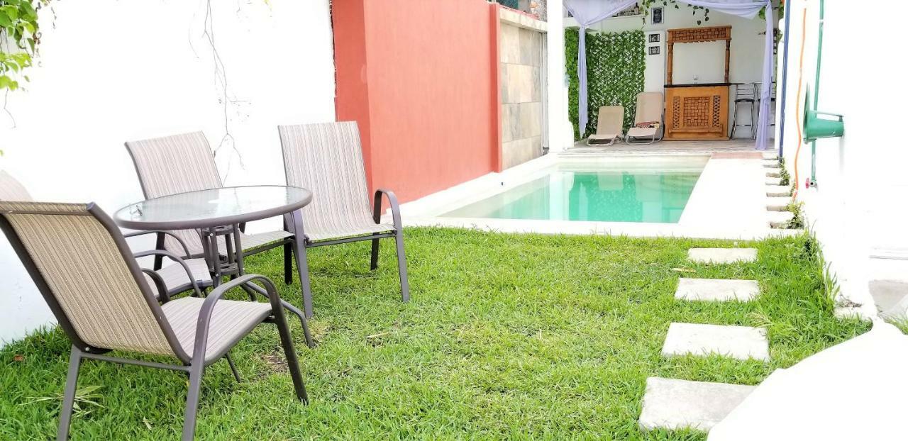 Casa con alberca climatizada privada para 8 personas Emiliano Zapata  Exterior foto